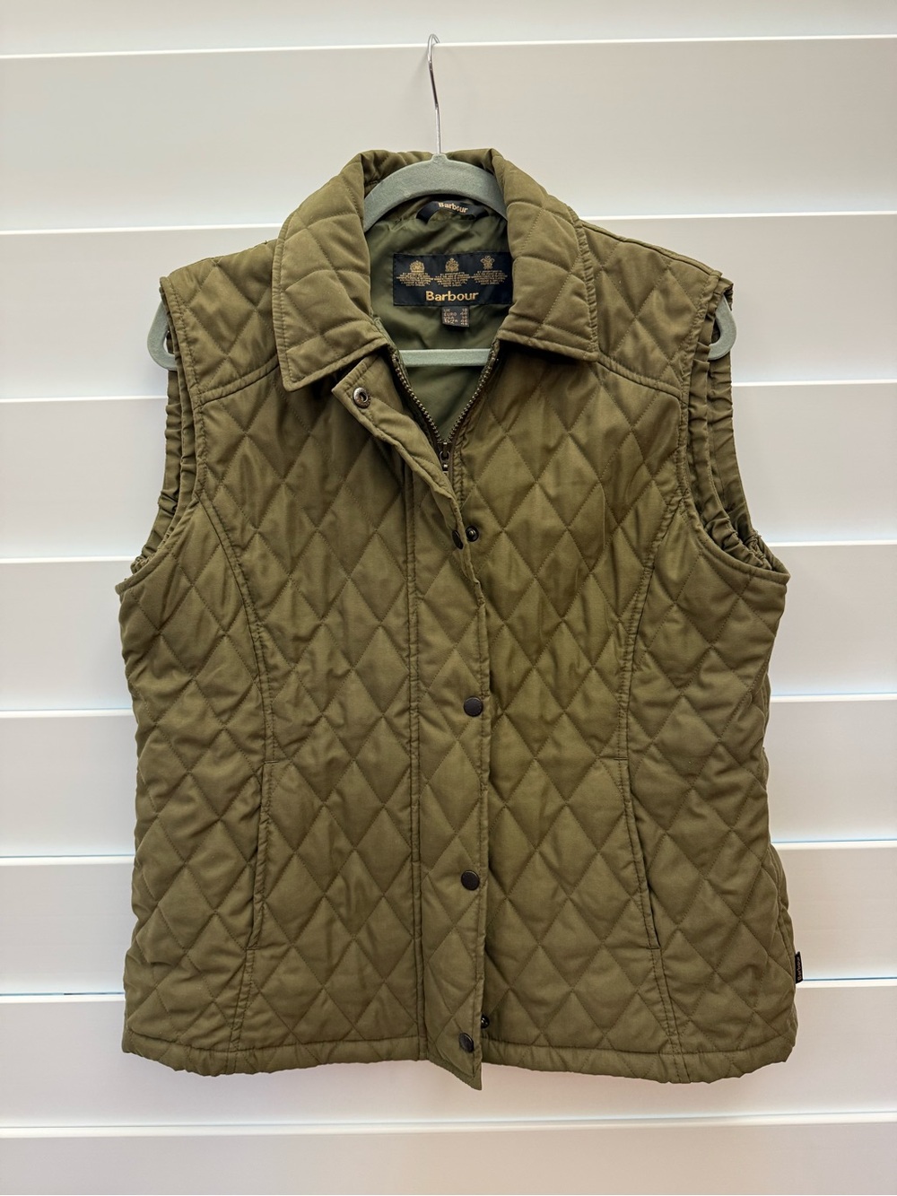 Barbour Quilted Olive Green Women's Gilet/Vest